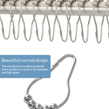 3 крючка для занавесок для душа (несколько) Великобритании