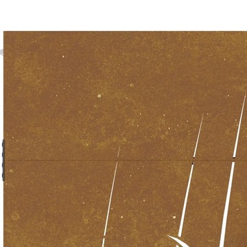 Садовые ворота Corten 105x205 см - ржавчина