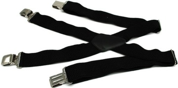 Подтяжки для брюк однотонные мужские, резина 4 см, подтяжки для моторных лыж.