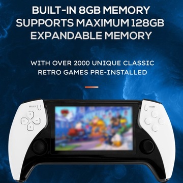Портативная игровая консоль с 4,3-дюймовым IPS-экраном, HD-совместимым