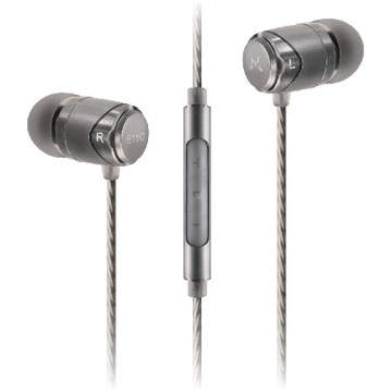 SoundMAGIC E11C gun metal z pilotem i mikrofonem trwałe z szeroką sceną