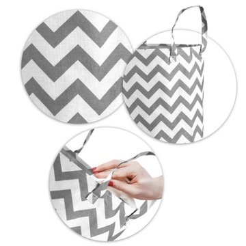 Корзина для хранения игрушек Нукидо - серая