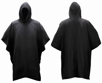 MFH ВИНИЛОВОЕ ПОНЧО-ДОЖДЕВИК, ЧЕРНОЕ