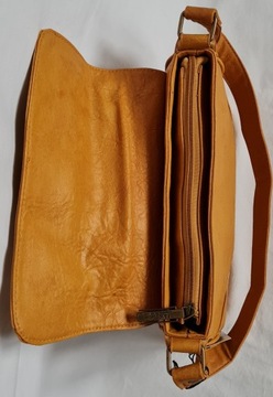 Damska torebka torba na ramię MAKGIO, żółty
