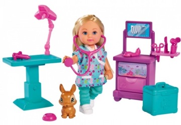 LALKA EVI LOVE WETERYNARZ GABINET Z AKCESORIAMI