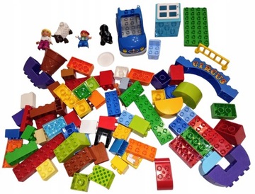 LEGO Duplo Mix Оригинальные блоки, фигурки животных, транспортные средства 1 кг 1 кг