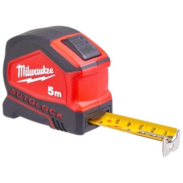 Miara Milwaukee zwijana autolock nylon 5m/25mm miarka 5 milwaukee