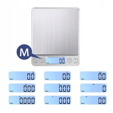 ЦИФРОВЫЕ КУХОННЫЕ ВЕСЫ ВЫСОКОЙ ТОЧНОСТИ 3КГ/0,1Г USB