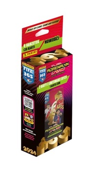 FIFA 365 2024 BLISTER : 6 SASZETEK - 36 Kart 2 LIMITED COINS Razem: 39 KART