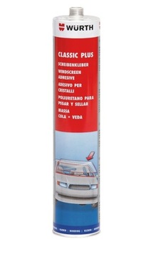 Klej do Szyb Samochodowych Wzmacniający Czarny WURTH Classic Plus 310 ml