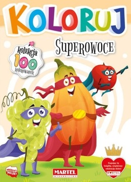 KOLORUJ - SUPEROWOCE MALOWANKA DZIECI + 48 NAKLEJEK