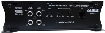 Аудиосистема Carbon 130.2 260 Вт Hi-Input 2-канальный автомобильный усилитель