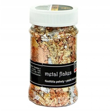 PŁATKI FOLII DO ZŁOCEŃ 100ml ZŁOTO/SREBRO/MIEDŹ.M3