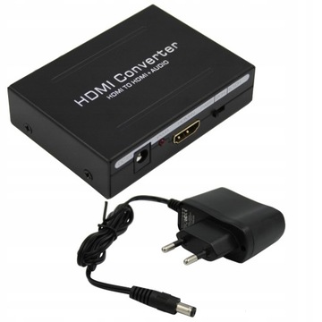 АУДИОЭКСТРАКТОР ИЗ HDMI В TOSLINK SPDIF CINCH RCA РАЗДЕЛИТЕЛЬ КОНВЕРТЕР