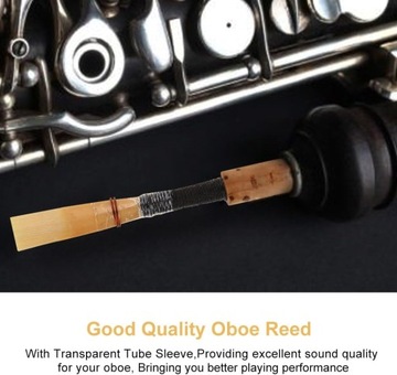 Трости для гобоя, средние мягкие трости для гобоя, пробковая трость, духовой инструмент (5 шт.)