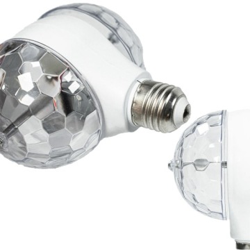 ВРАЩАЮЩАЯСЯ СВЕТОДИОДНАЯ ЛАМПОЧКА RBG DICO BALL POWERFUL XL