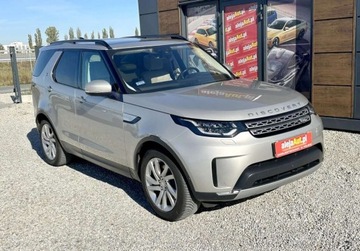 Land Rover Discovery V Terenowy 3.0 TD6 258KM 2017 Land Rover Discovery 4x4 Discovery 3.0 D 258 KM Salon PL Bezwypadkowy W-wa