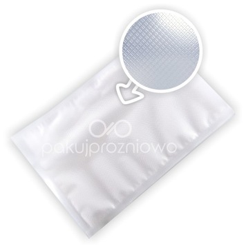 ПАКЕТЫ ПАКЕТЫ ДЛЯ ВАКУУМНОЙ УПАКОВКИ Фольга с накаткой 25х40 см 50 шт.