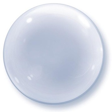 BALON Foliowy KULA Przeźroczysta BUBBLE DECO 60cm