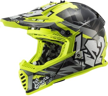 Kask na cross LS2 MX437 FAST EVO CRUSHER H-V XXL