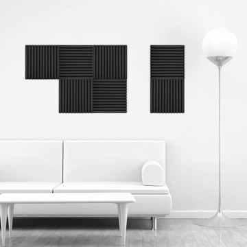 12 шт./упак. Студийные пены Звукоизоляционная пена