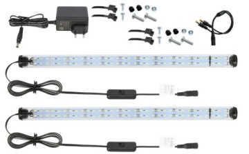 Светодиодный аквариумный светильник 2х40см 5630 LED люминесцентная лампа AQUALED