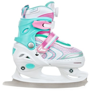 Роликовые коньки роликовые коньки 4IN1 Raven Lia Plus Mint 30-33 светодиодные колеса