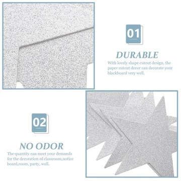 30 шт. НЕЖНЫЕ ВЫРЕЗЫ ИЗ БУМАГИ ПЕНТАГРАММЫ