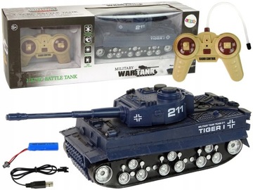 ZDALNIE STEROWANY DUŻY CZOŁG RC POJAZD WOJSKOWY ZABAWKA PREZENT MILITARIA