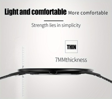 Мужские ультратонкие часы-календарь из нержавеющей стали, простые модные