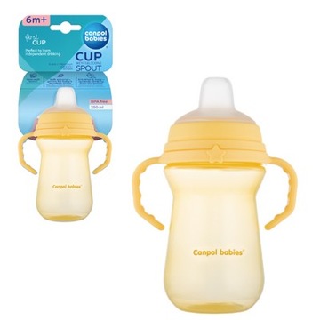 Canpol Kubek Niekapek Silikonowym Ustnikiem 250ml