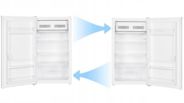 МАЛЕНЬКИЙ ВСТРОЕННЫЙ ХОЛОДИЛЬНИК 85см 90Л ГОСТИНИЧНЫЙ ХОЛОДИЛЬНИК СВЕТОДИОДНОЕ ОСВЕЩЕНИЕ