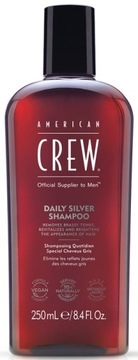 AMERICAN CREW DAILY SILVER Szampon do włosów siwych 250 ML