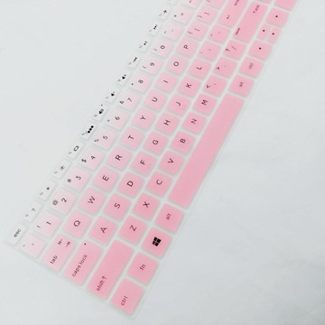 Osłona klawiatury laptopa Osłona przeciwpyłowa Folia na skórę Przezroczysty róż 15,6 cala