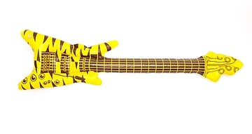 Gitara nadmuchiwana dmuchana DJ wesele impreza ŻÓŁTA