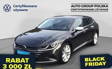 Volkswagen Arteon Fastback Facelifting 2.0 TSI 280KM 2021 Volkswagen Arteon 4Motion Elegance, ACC, Kamera 360, GPS, HarmanKardon, DC