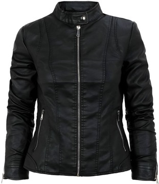 KURTKA DAMSKA SKÓRZANA RAMONESKA PRZEJŚCIOWA SKÓRA