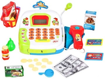 KASA Fiskalna SKLEPOWA PRODUKTY KOSZYK DO ZABAWY