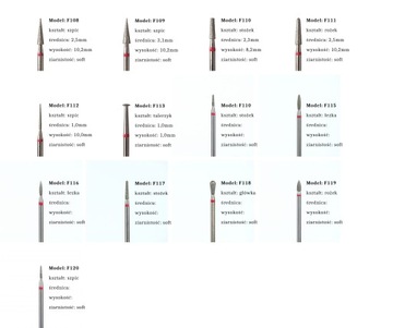 Алмазный нож для кутикулы, средний шарик, 2,7 мм.