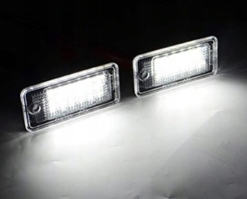 LAMPKI LED TABLICA REJESTR AUDI A3 A4 B6 B7 A6 C6
