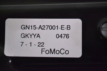 FORD ECOSPORT ZVEDÁK OKNO ZADNÍ LEVÝ GN15-A27001-E 1.0 2022 RHD