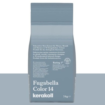 Fuga szary błękit FUGABELLA Kerakoll 3 kg Color 14