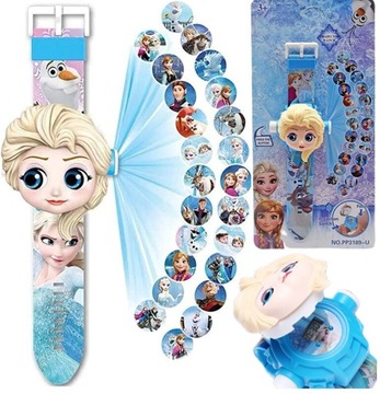 Zegarek Frozen Elsa z Projektorem obrazków