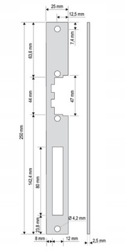 ДЛИННАЯ ПЛОСКАЯ КАЛИТКА, ИНТЕРКОМ