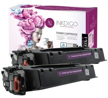 2x Toner INKDIGO do Q7553X 1320N P2015DN M2727MFP