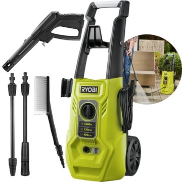 МАШИНА ДАВЛЕНИЯ RYOBI 130 бар, 1600 Вт RY130PWA