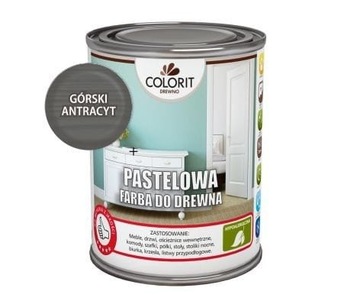 Colorit Pastelowa Drewna 750ml GÓRSKI ANTRACYT-OWY