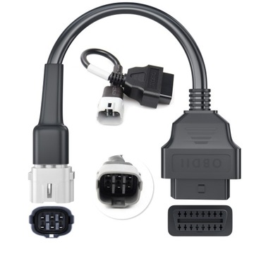 НАБОР ИЗ 9 АДАПТЕРОВ OBD 2 ДЛЯ ДИАГНОСТИКИ МОТОЦИКЛОВ