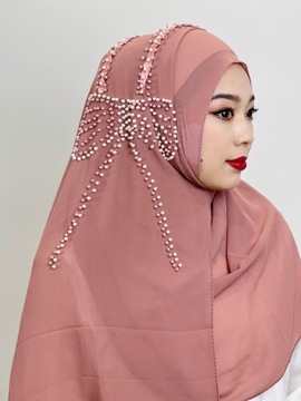 turban chemioterapii Muzułmańska duża kokarda hidż