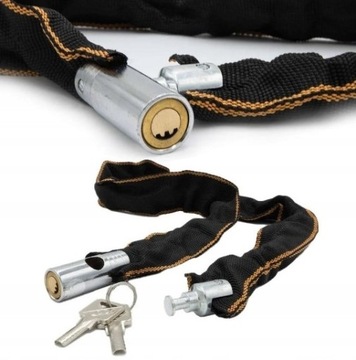 ЦЕПЬ ВЕЛОСИПЕДНОГО ЗАМКА ВЕЛОСИПЕДНЫЙ ЗАМОК БЕЗОПАСНОСТЬ ВЕЛОСИПЕДА 80см